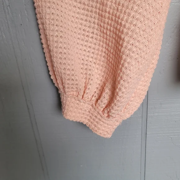 POL Women's 100% Cotton Gauzy Style Button-Front Loose Fit Top. Size: S - Picture 7 of 7